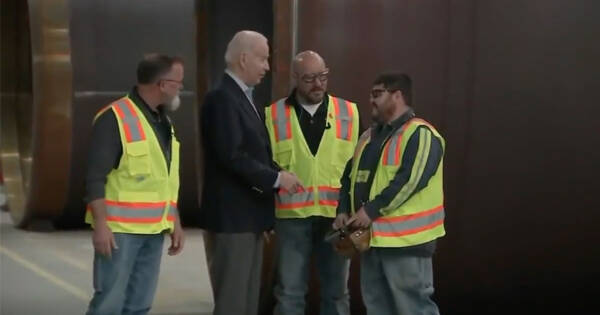 DEMENTIA JOE: Confused Biden Tells Random Factory Worker About ‘Nuclear Codes’