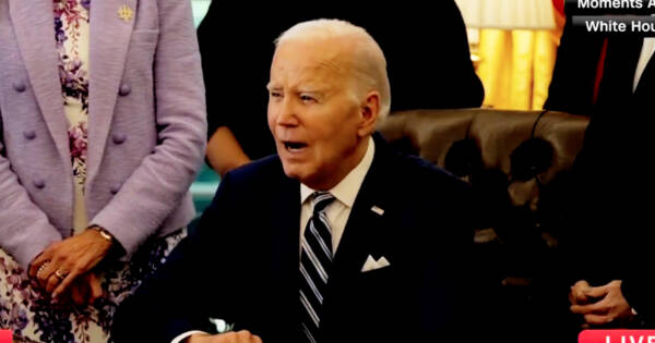 HE’S GETTING WORSE: Confused Biden Stares At Press, Jill Steps In To ...