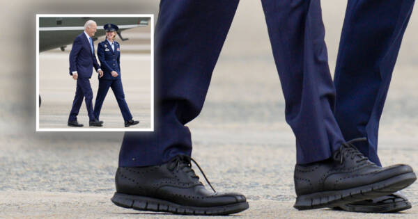 NEXT STOP‚ VELCRO! Biden’s ‘Old Man Shoes’ Go Viral
