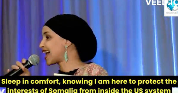 CAUGHT ON CAMERA: Ilhan Omar Tells Crowd of Somalians Her Goal in Congress it to ‘Protect Somalia’