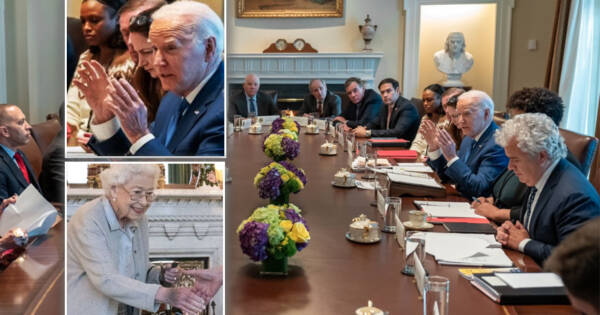 SHOCK PHOTO: Image of Biden’s Hand Raises Major Health Fears‚ Eerie Similarity to Final Photo of Queen Elizabeth