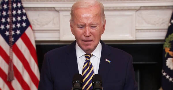 BIDEN IMPLODES: Senile President Can’t Remember ‘Hamas’‚ Freezes for 45 Seconds