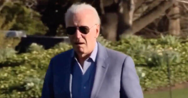 HE’S GETTING WORSE: Senile Biden Shuffles Back to the White House After Another Vacation