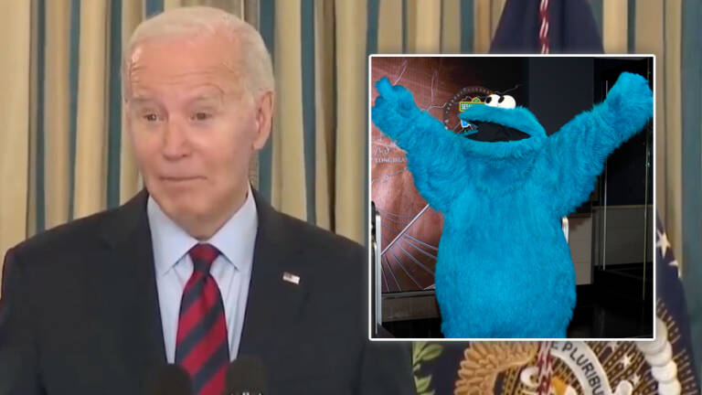 Biden Shocks: Dementia Joe Rants About The ‘cookie Monster’ During 