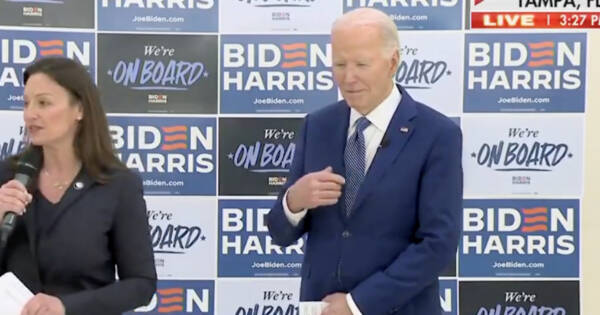 MOCKING FAITH: Biden Smirks‚ Makes Sign of the Cross While Promoting Abortion in Florida