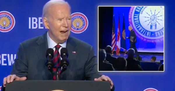 BIDEN EXPLODES: Joe Goes Off the Rails at DC Speech‚ Suddenly Runs Off Stage