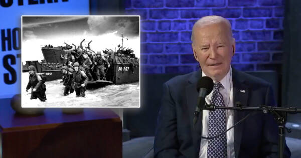 SAVING PRIVATE BIDEN: Senile Joe Says His Son Beau is Buried at the WWII Cemetery in Normandy‚ France