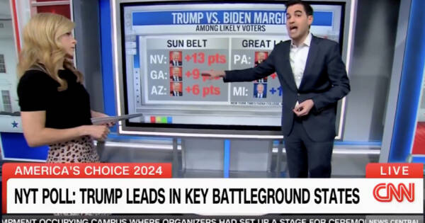 SHOCK AT CNN: Analyst Says Latest Polls ‘Absolute Disaster’ for Biden
