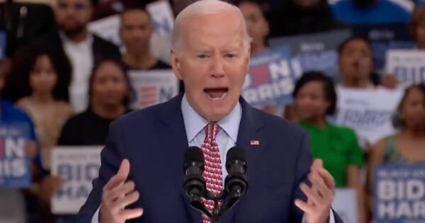 TO THE NURSING HOME: Senile Biden Implodes, Rants About His ‘Father, Baldmur, and $45-Zillion-Dollars’