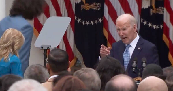 TO THE NURSING HOME: Dementia Biden Starts Screaming, Gets Dragged Off Stage by Jill