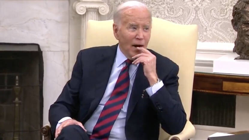 MELTDOWN: Dementia Joe Barks Like a Dog, Screams Gibberish at Reporters ...