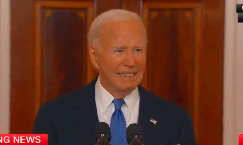 CHEETO JOE: Orange Biden Delivers Incoherent 4 Minute Address, Yells ‘End of Quote!’