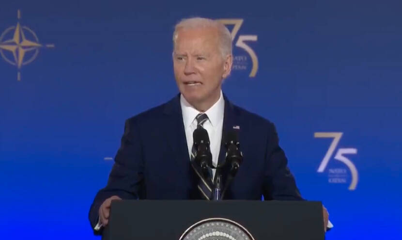 GIBBERISH JOE: Biden Embarrasses Himself at NATO Summit