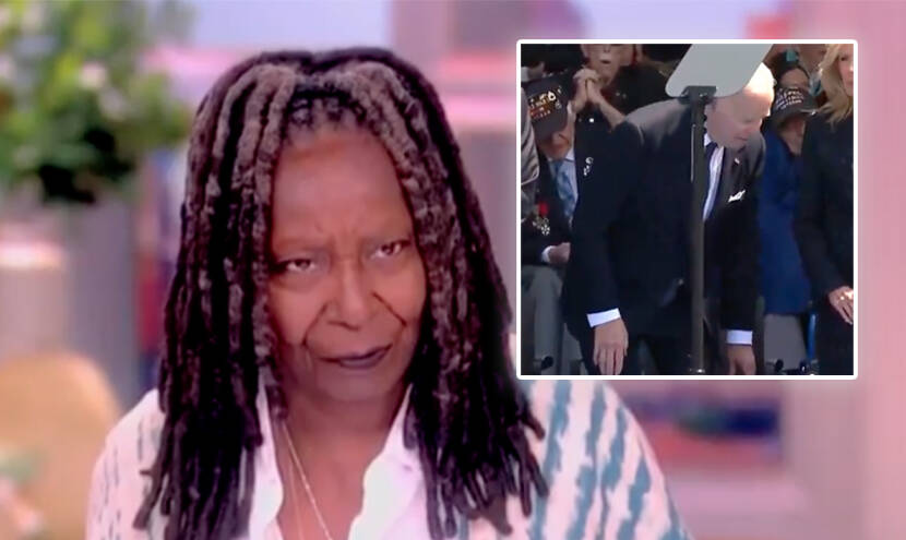 SOME VIEW! Whoopi Says She Doesn’t Care ‘Biden Poops His Pants’