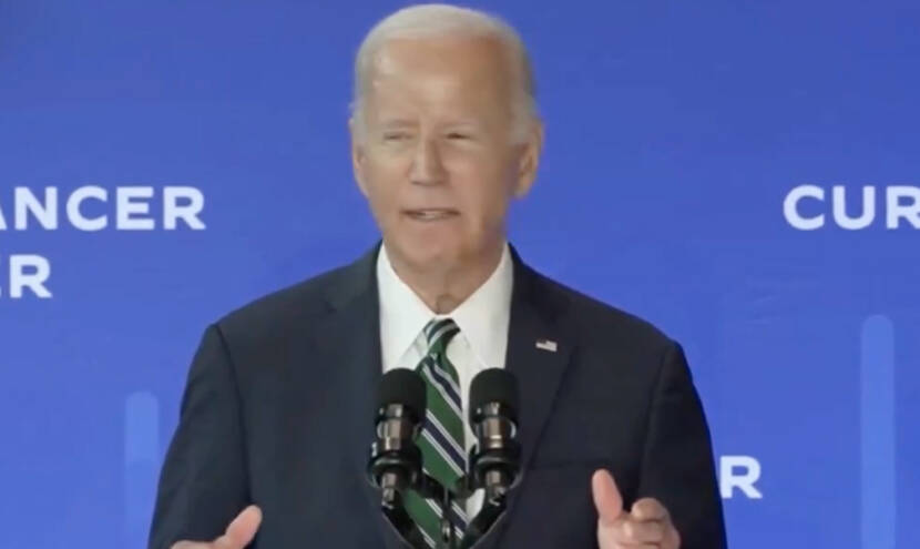 DEMENTIA BIDEN: America Will ‘Cut Cancer Deaths in Half by… 2020’