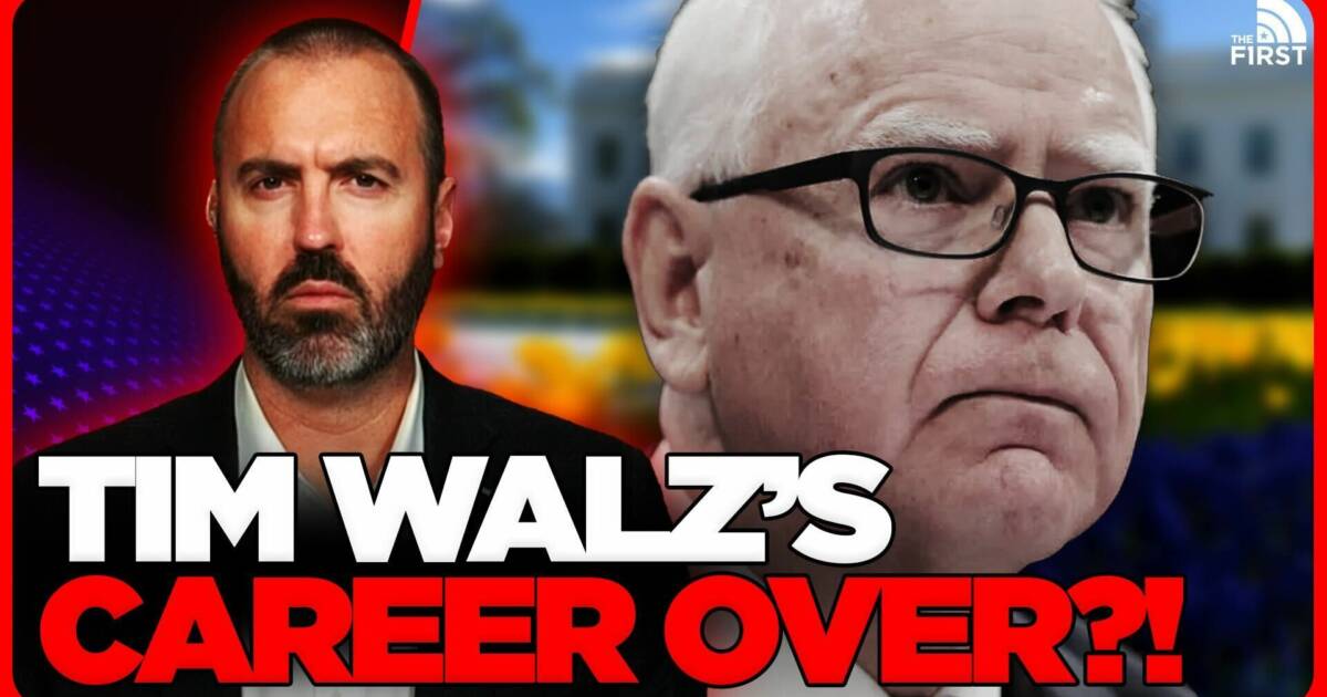 Tim Walz Just ENDED His Political Career The First TV